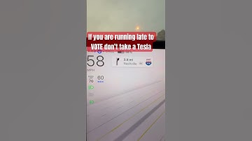 How does Tesla FSD work in the Rain? #election #vote #tesla #teslafsd #modely #fsd #cars #automobile
