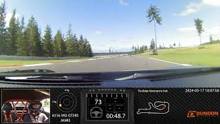 RN #1 Onboard video The Ridge Motorsports Park, 992 GT3RS, 01:43.264