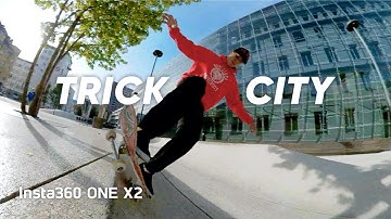 90 seconds of SKATEBOARDING TRICKS | Insta360 ONE X2