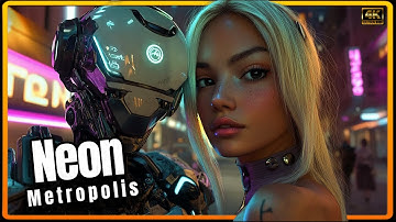 Cyberpunk Fantasy ⚡🌆 – Neon Metropolis | Futuristic City AI Music Video