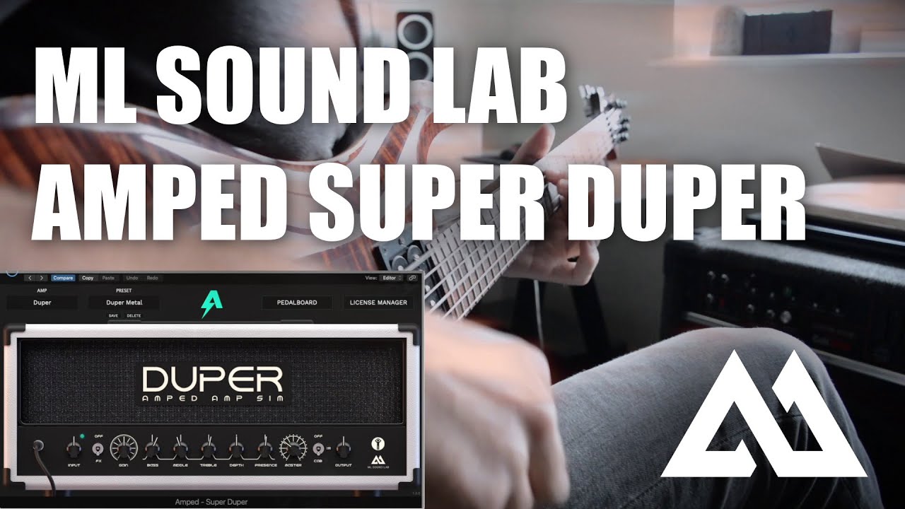 ML Sound Lab Amped Super Duper Dover DA 50 Amp Sim Hard Rock 