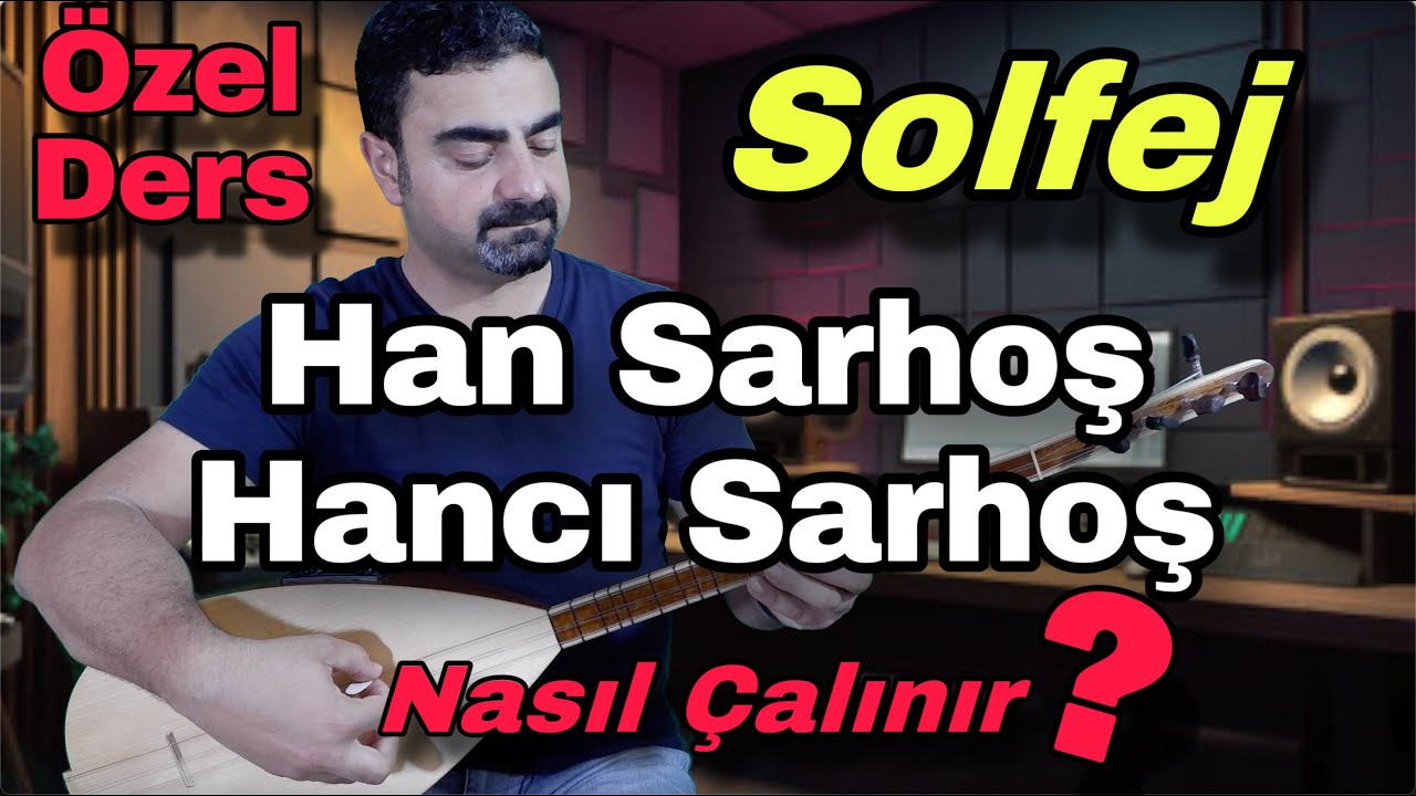 Karlı Dağlar Kara Bulut İçinde(Han Sarhoş Hancı Sarhoş)nasıl çalınır/solfej/kısa sap/saz/bağlama