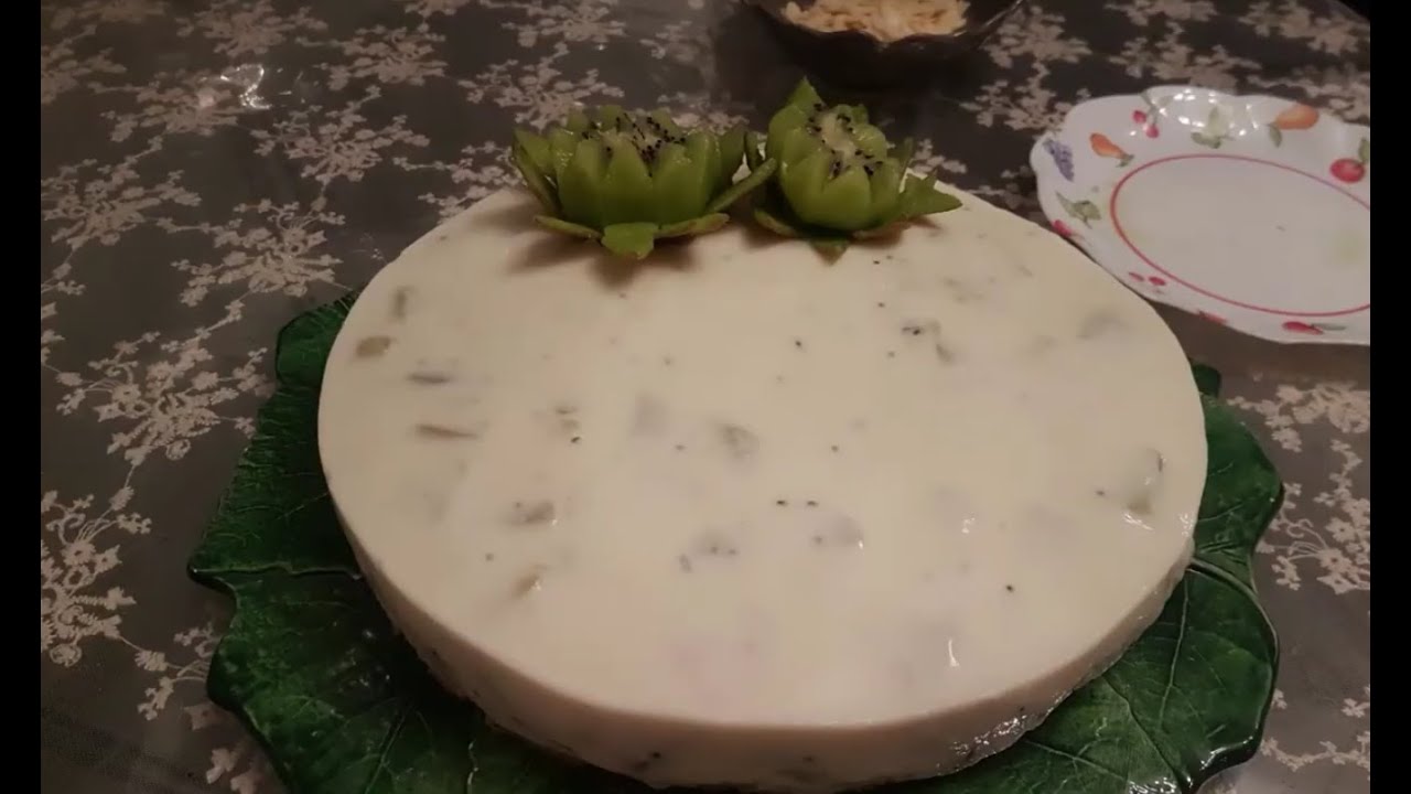 Le Gateau Kiwi Bananes Au Yaourt Nature The Kiwi Bananes Cake Youtube