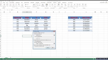 2 Farklı Tablodan Tek PivotTable Oluşturma