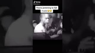 Travis Scott jamming to SA music😂