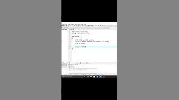 CÁCH TÍNH TỔNG CỦA HAI SỐ C++ #code #congnghethongtin