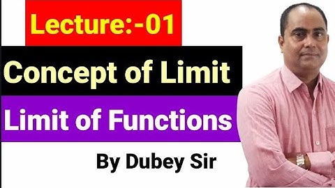 Concept Of Limit II Limit Of Functions #Limit#LimitOfFunctions#CSIRNET#DkMathTutorial#DubeySir