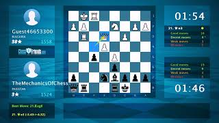 Chess Game Analysis: Guest46653300 - TheMechanicsOfChess, 0-1 (By ChessFriends.com)