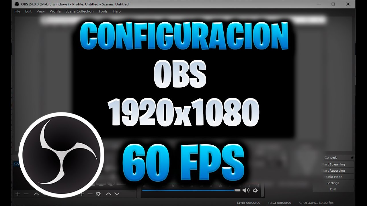 OBS Studio Como Configurar Para Grabar Pantalla A 1080p 60 FPS Full HD 2020 YouTube