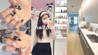 what I spend in a week as a nail salon owner in nyc ‎♡‧₊˚ (new hair, moving to nyc, shopping)