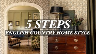 5 Steps To Create An English Country Home Style | Interior Design | Cottage Decor Tips screenshot 4