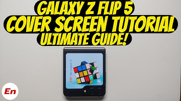 Samsung Galaxy Z Flip 5 Cover Screen Customization (Tips & Tricks)!