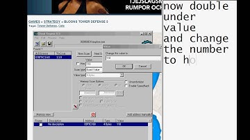 Tutorial how to use Cheat Engine 5.5 with Bloons TD 3!! (VISTA)