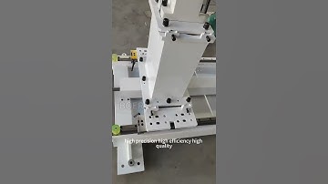 The video shows a laser welding positioner machine customized for an integrator #machine  #welding