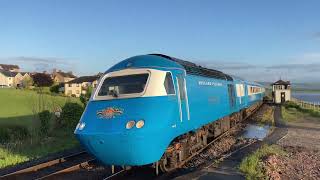 The Midland Pullman arriving at Arnside for Paignton