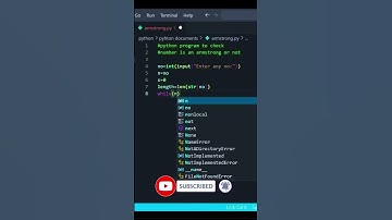 Python program to check armstrong number💖👌#shorts #python