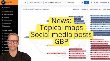 YACSS update 27 june 2025  - Topical Map Generator GBP updates Local SEO updates - social media post