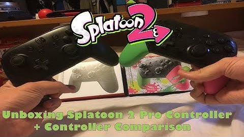Unboxing - Splatoon 2 Edition Pro Controller/Controller Comparison
