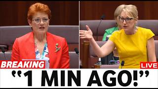 Greens LOSES IT After Pauline Hanson DESTROYS and EXPOSED them by powerful "Man" Speech