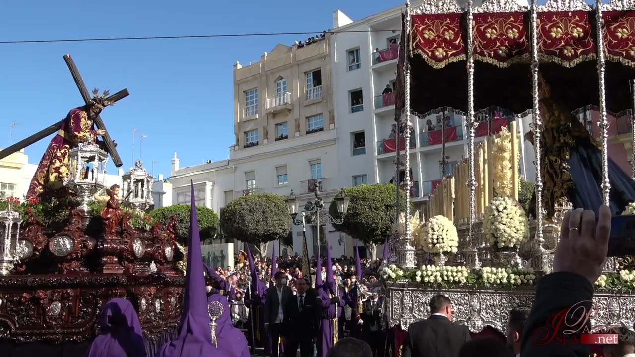 Encuentro Nuestro Padre Jesús Nazareno y Virgen Dolores | Semana Santa 2022 | 4K | San Fernando