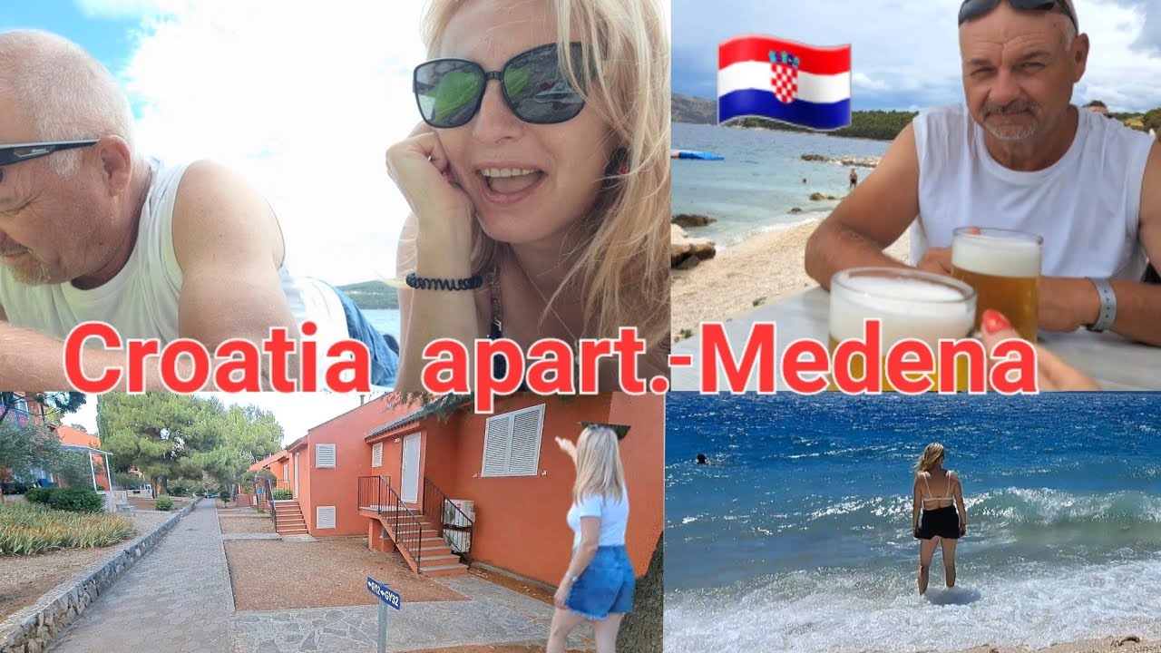 CHORVATSKO 2025 🇭🇷 Apart. MEDENA TROGIR - Room tour, pláže,okolí a jídlo🥞 Očekávání a spokojenost ?