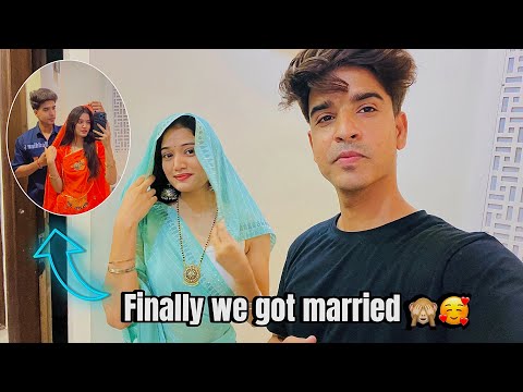 Finally we got married 🙈🥰 | Dream complete 🥹 | @kk ki power #love #vlog #marriage #couple