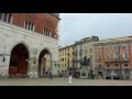 Piacenza (Emilia Romagna) centro storico: Piazza Cavalli e il Gotico - videomix