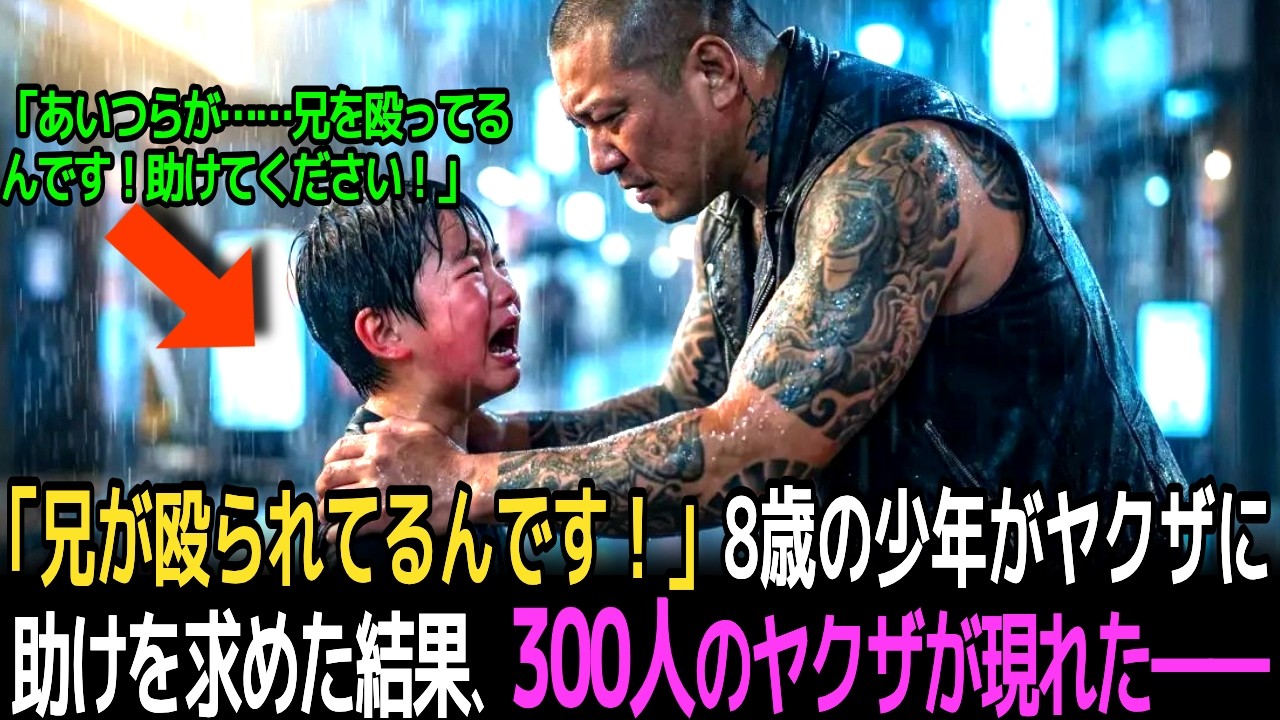 「兄が殴られてるんです！」8歳の少年がヤクザに助けを求めた結果、300人のヤクザが現れた――【感動する話】| ドラマ | シニアライフ | オーディオブック | 感動ストーリー |