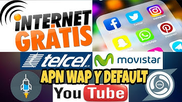 INTERNET GRATIS TELCEL Y MOVISTAR SERVIDORES HTTP INJECTOR APN WAP 2018