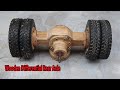 How to make wooden RC heavy Truck Rear Axle.