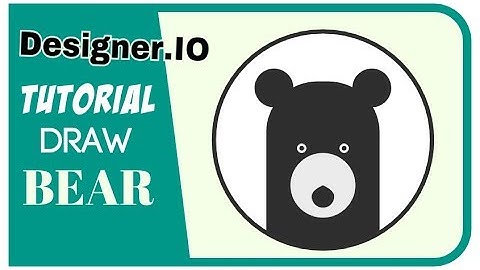 Gravit Designer Tutorial : How to Draw a Bear Icon