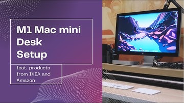 Custom M1 Mac mini Desk Setup 🖥