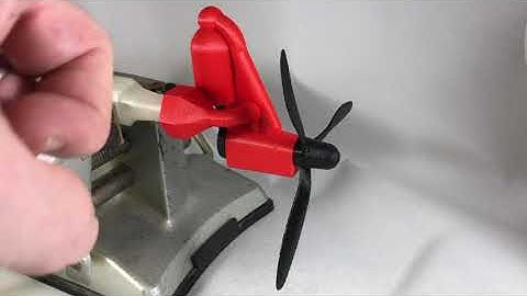 Model Aircaft Styled 3D Printed Air Engine, Experimental