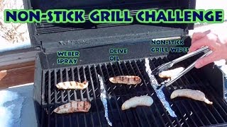 Non-Stick Grill Challenge...Weber Spray, Olive Oil, or Grill Wipes