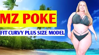 Mz Poke ✅ American Brand Ambassador| Curvy Fashion Model | Plus Size Model |Wiki, Age,Lifestyle