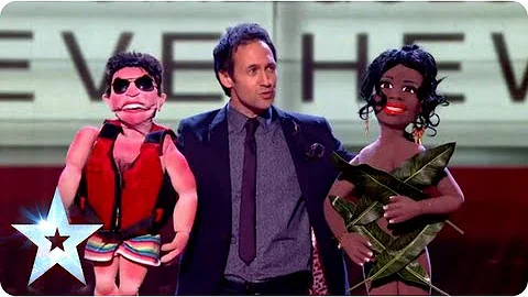 Steve Hewlett's ventriloquist act with some specia...