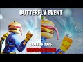 Fortnite Butterfly Event 2018/2025 side-by-side comparison