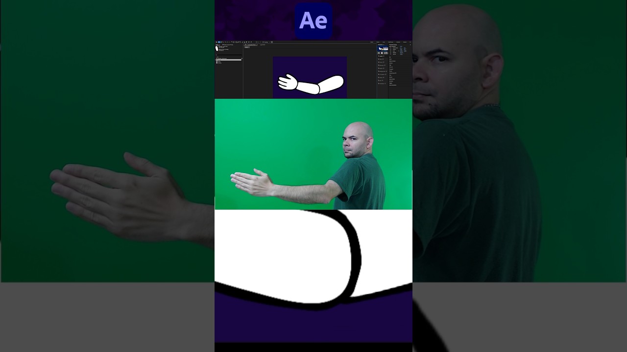 Articulate several pieces using the Puppet Position Pin Tool