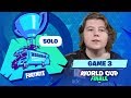 WORLD CUP SOLO  UN JOUEUR BULLE QUI FAIT ENCORE TOP 1    GAME 3
