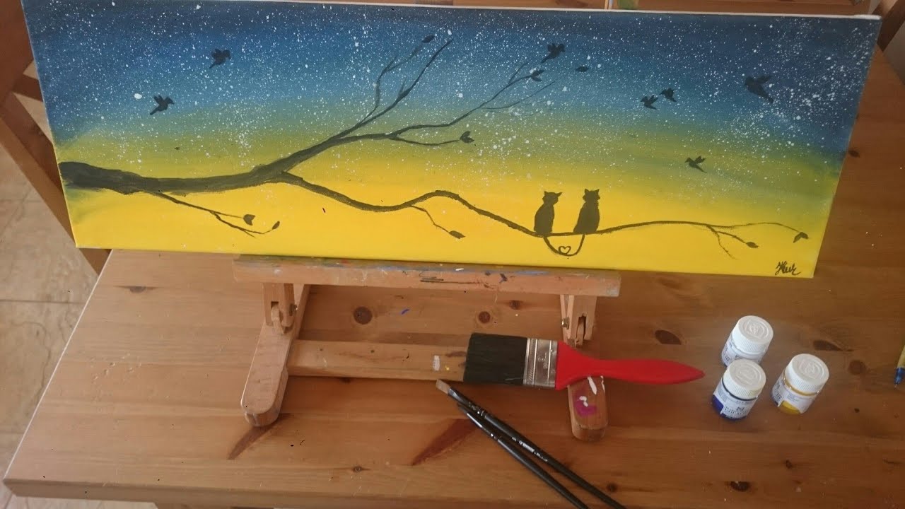 Gouache Painting On Canvas YouTube Gouache Painting On Canvas YouTube