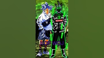 Ultimate Showdown 🔥 | MUI Drip Goku Vs UI Drip Alien X 🔥 #goku #dbs #dbz #anime #shorts #viral