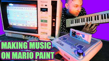 SNES MARIO PAINT MUSIC COMPOSER - The Music Production Suite For Super Nintendo