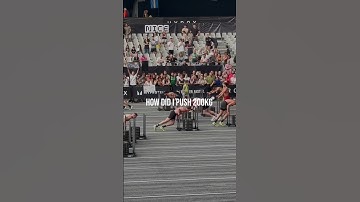 How did I push a 200kg Hyrox sled as a 65kg athlete? An increase in strength training! #hyrox