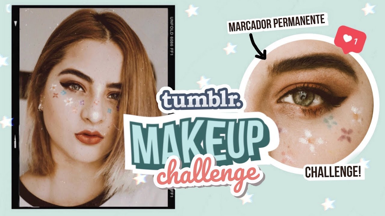TUMBLR MAKEUP CHALLENGE /maquillaje Tumblr para fotos
