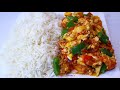 How to make egg stew for white rice