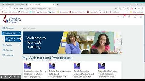 CEC Learning Library Overview