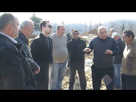 გამგებელი მუხურაში გაზიფიცირებისა და სკოლის მშენებლობის მიმდინარეობას გაეცნო