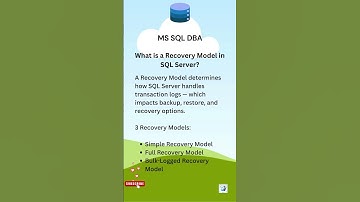 MS SQL SERVER - Learn through shorts #databaseconcepts #mssqlserver #job