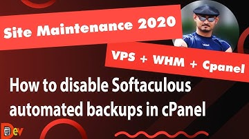 HOW TO DISABLE SOFTACULOUS AUTOMATED BACKUPS TO SAVE SERVER SPACE [2020]
