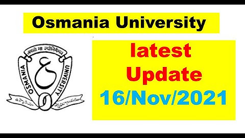 OU LATEST UPDATES || 16/Nov/2021 || OU UPDATES.COM
